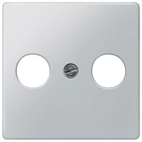   Siemens 5TG1253 antenna fedlap, 2 nyílás, alumínium (RAL9006), DELTA i-system
