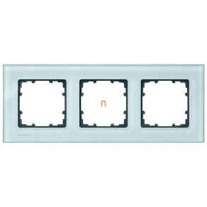   Siemens 5TG1203, 3-as keret, üveg, kristályzöld, DELTA miro