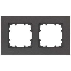 Siemens 5TG1112-2 2-es keret, antracit (RAL7016), DELTA miro