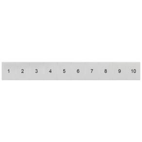   Siemens 8WH8120-4AB05 sorkapocs jelölő, 8,2mm széles/6mm2-hez, fehér, vízszintes, 1 ... 10 (10×)