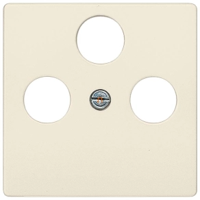   Siemens 5TG2528-2 antenna fedlap, 3 nyílás, krémfehér (RAL1013), DELTA i-system