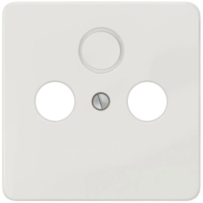   Siemens 5TG1828-2 antenna fedlap, 2/3 nyílás, titánfehér (RAL9010), DELTA profil