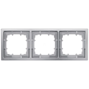 Siemens 5TG1323-1 3-as keret, platina (RAL9007), DELTA style