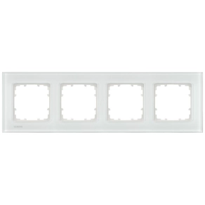 Siemens 5TG1204-1 4-es keret, üveg, fehér, DELTA miro
