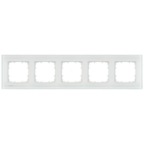 Siemens 5TG1205-1 5-ös keret, üveg, fehér, DELTA miro