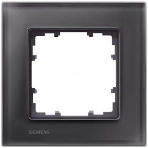 Siemens 5TG1201-2 1-es keret, üveg, fekete, DELTA miro