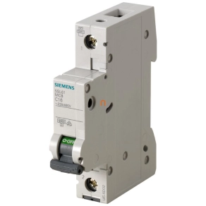 Siemens kismegszakító 1P C 1A 6kA (5SL6101-7)
