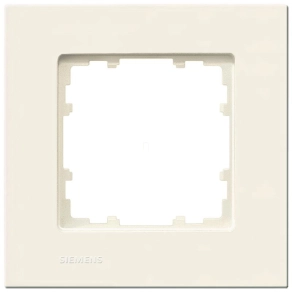   Siemens 5TG1111-3 1-es keret, krémfehér (RAL1013), DELTA miro