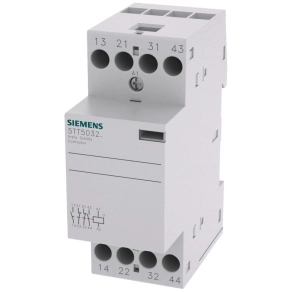   Siemens 5TT5032-0 moduláris kontaktor, 25A/400VAC, 2NO+2NC, 230VAC/220VDC tekercs