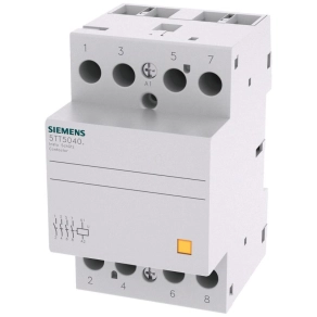   Siemens 5TT5040-2 moduláris kontaktor, 40A/230VAC, 4NO, 24VAC/DC tekercs