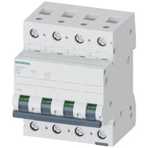 Siemens 5SL4616-7 kismegszakító 3C+N 16A 10kA