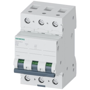 Kismegszakító 3D 10A 10kA  5SL4310-8 Siemens