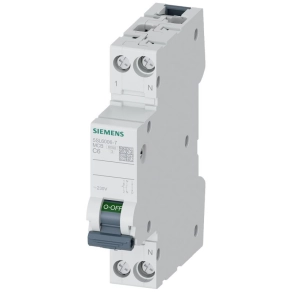 Kismegszakító 1C+N 6A 6kA  5SL6006-7 Siemens