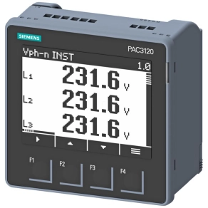   Siemens 7KM3120-1BA01-1EA0 SENTRON PAC3120 multiműszer, 24-60VDC, Modbus RTU, MID hitelesítés nélkül