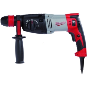   Milwaukee kombi kalapács, SDS-Plus 28mm 820W, 4m-es kábellel, FIXTEC adapterrel és kulcsnélküli tokmánnyal szállítva PH 28 X 4933396392