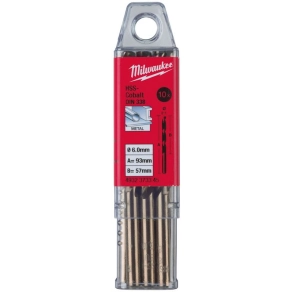   Milwaukee Red Cobalt – HSS-G Co fémfúró – DIN 338 – 2,5mm (10db/cs) 4932373335