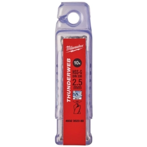   Milwaukee Thunderweb – HSS-G fémfúró DIN 338 – 2,5mm (10db/cs) 4932352380