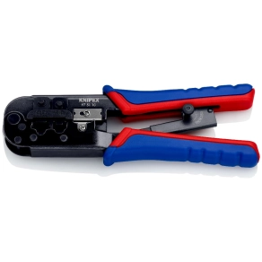   Knipex Krimpelő fogó Western-dugóhoz 190mm, barnított - 975110