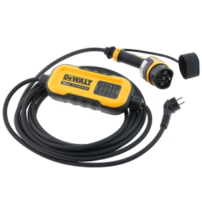   DeWALT EV Type2 hordozható töltő 16A 3.68kW 7.5m IP65 73722