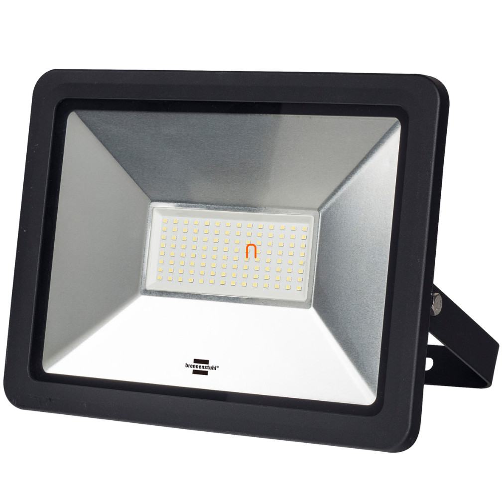 Kültéri LED reflektor,80W, 6700 lm, IP65, fekete, csatlakozóblokkal - Brennenstuhl 1172900800