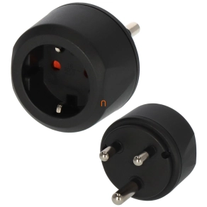   Utazó adapter védőérintkezős -  Dél-afrikai Köztársaság, India