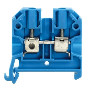   Weidmüller átmenő sorkapocs SAK 4/35 BL (0,13-6mm2), TS35/PA, IEC 800V/32A, kék, 0443680000