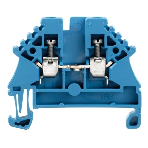   Weidmüller átmenő sorkapocs WDU 2.5N BL (0,05-4mm2), 500V/24A, kék 1023780000