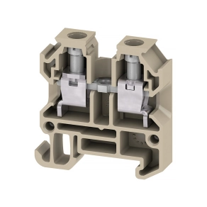   Weidmüller átmenő sorkapocs AKZ 4 (0,13-6mm2), TS15/PA, IEC 400V/32A, bézs, 0294360000