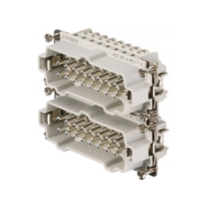   Weidmüller érintkezőbetét HDC, dugó 500V, 16A, pólus:16, HDC HE 16 MS 17-32 1215700000