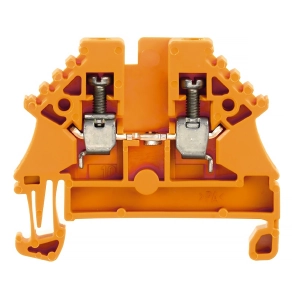   Weidmüller átmenő sorkapocs WDU 2.5N OR (0,05-4mm2), 500V/24A, narancssárga 1023760000