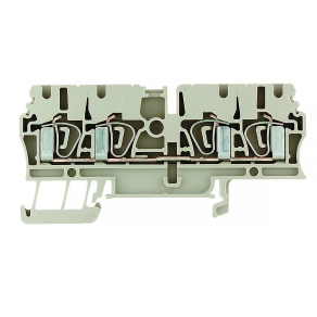Weidmüller sorkapocs 2,5mm2 bézs ZDU 2.5/4AN 1608570000
