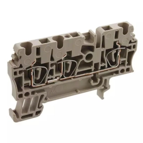 Weidmüller sorkapocs 2,5mm2 bézs ZDU 2.5/3AN 1608540000