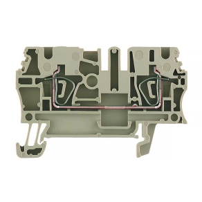 Weidmüller sorkapocs 2,5mm2 bézs ZDU 2,5 1608510000