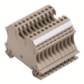   Weidmüller átmenő sorkapocs 2,5mm2 bézs WDU 2.5/10 BEZ/NE 1020800000