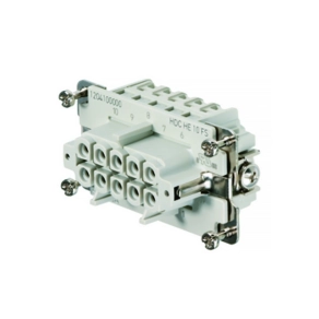   Weidmüller érintkezőbetét HDC, hüvely 500V, 16A, pólus:10, HDC HE 10 FS 1204100000