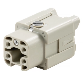   Weidmüller érintkezőbetét HDC, hüvely 400V, 16A, pólus:4, HDC HA 4 FS 1498400000