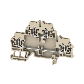   Weidmüller átmenő sorkapocs ZDK 2.5 (0,05-2,5mm2), 500V/20A, bézs 1674300000