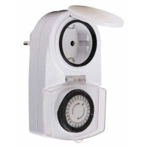   Kapcsolóóra napi, mechanikus, vízmentes 230V 16A IP44 195102075 KOPP