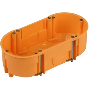 Szerelvénydoboz gipszkartonhoz, 2-es 135x65, 45mm