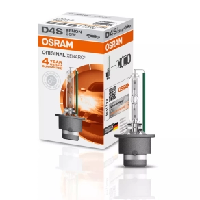   Osram Xenarc Original D4S xenon fényszórólámpa, 42V, 35W, 4300K színhőmérséklet, 3200 lumen fényáram, gyári minőségű pótizzó, P32d-5 foglalattal, 66440, 1 darab/doboz