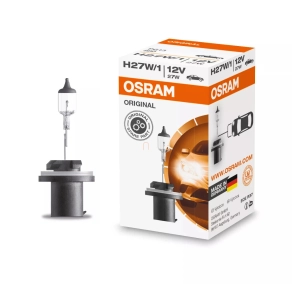   Osram Original Line 12V H27W/1 halogén fényszórólámpa, 12 V, kompakt méret, gyári minőség, megbízható világítás, 880, 1 db / doboz