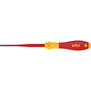   Wiha 35446 lapos (sliccelt) csavarhúzó, 3,5x100mm, 1000V, SoftFinish slimFix