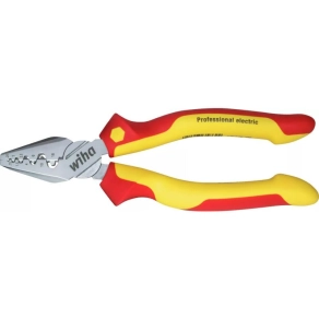   Wiha 35862 Professional érvéghüvely (saruzó) fogó, félköríves profilú, 0,25-16mm2, 180mm, 1000V