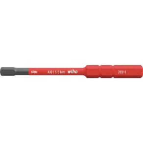   Wiha 37225 Csavarhúzó imbusz bit szár 4x75 mm, SlimBit, 1000V