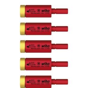   Wiha 41479 adapter nyomatékkészlet slim bitekhez és slimVario tartóhoz, 5 részes, 1000V