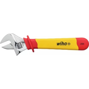   Wiha 43061 villáskulcs, franciakulcs, 0-30mm változtathatóan beállítható, 250mm, 1000V