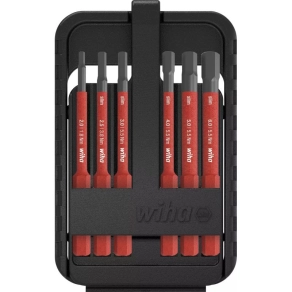   Wiha 43156 slim bitkészlet 6 részes ,imbusz, SW 2; SW 2,5; SW 3; SW 4; SW 5; SW 6x75mm, 1000V