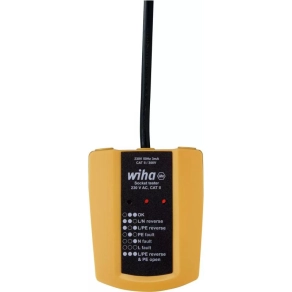 Wiha 45220 Aljzatteszter, 230 V AC, CAT II, két AAA elemmel