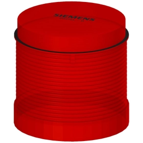   Siemens 8WD4420-5AB folyamatos fényű elem, piros, 24VAC/DC,  dia.70mm, IP65, integrált LED-del