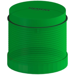   Siemens 8WD4420-5AC folyamatos fényű elem, zöld, 24VAC/DC,  dia.70mm, IP65, integrált LED-del